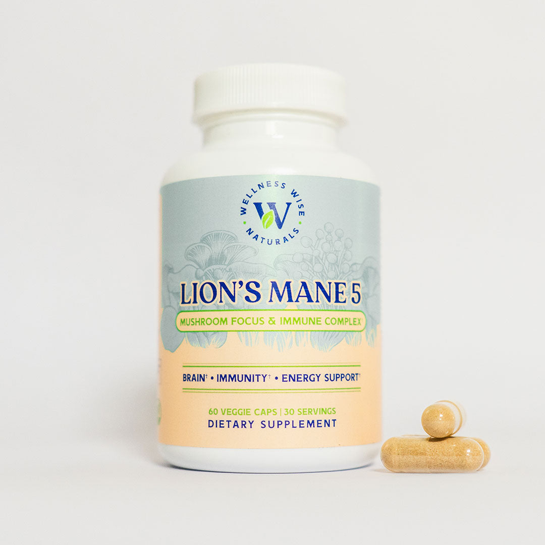 Lion’s Mane 5-Mushroom Focus & Immune Complex